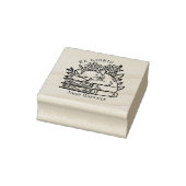 Schattigee bloemkattenboekplaat rubberstempel (Stempel)