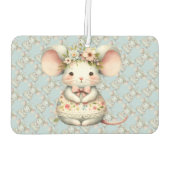 Schattigee Bloemmuis Jurk Bloemkroon Luchtverfrisser (Achterkant)