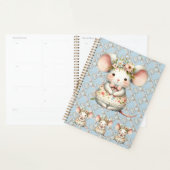 Schattigee Bloemmuis Jurk Bloemkroon Planner (Display)