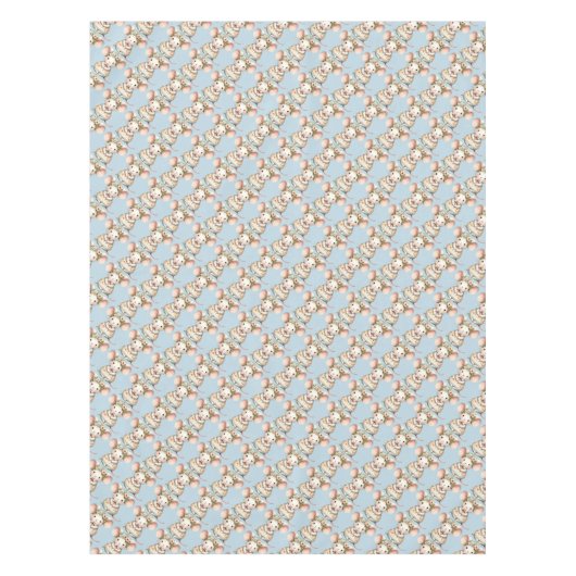 Schattigee Bloemmuis Jurk Bloemkroon Tafelkleed (Voorkant)