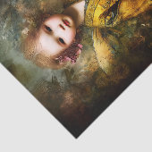 Schattigee Blonde Magische Kinderfee EG6L Decoupag Tissuepapier (Detail)