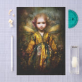 Schattigee Blonde Magische Kinderfee EG6L Decoupag Tissuepapier (Craft)