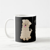 Schattigee Blonde Maltipoo Hondenliefde Koffiemok (Links)
