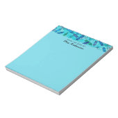 Schattigee Blue Crayons Teacher Van het Bureau van Notitieblok (Linkerzijde)