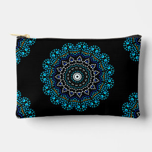 Schattigee Blue Dot Art Mandala Pattern Etui