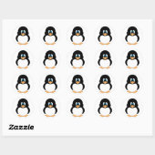 Schattigee Blue Eyed Penguin Stickers (Vel)