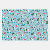 Schattigee Blue Footed Booby Vogelliefhebber Inpakpapier Vel (Voorkant)