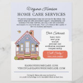 Schattigee Blue House Caregiver Services Flyer (Voorkant)