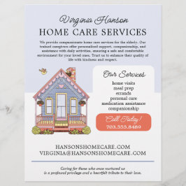 Schattigee Blue House Caregiver Services Flyer
