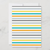 Schattigee Blue Lama Fun Fiesta Verjaardagsfeest Kaart (Achterkant)