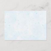 Schattigee Blue Mobile Wieg baby kinderbedjes voor Informatiekaartje (Achterkant)