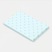 Schattigee Blue Pastel Hearts Patroon Opmerkingen Post-it® Notes (Schuin)