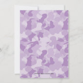 Schattigee Blue & Red Country Geslacht Onthulling Kaart (Achterkant)