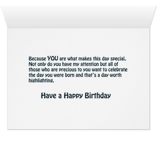 Schattigee Blue Robot Verjaardag (Binenzijde Horizontaal (Onderkant))