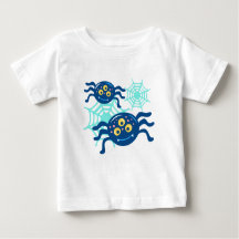 Schattigee Blue Spider Halloween Clip Art Graphic