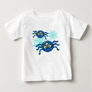 Schattigee Blue Spider Halloween Clip Art Graphic