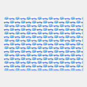 Schattigee Blue Truck & Trailer RV Adventure Inpakpapier Vel (Voorkant 3)