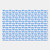 Schattigee Blue Truck & Trailer RV Adventure Inpakpapier Vel (Voorkant)