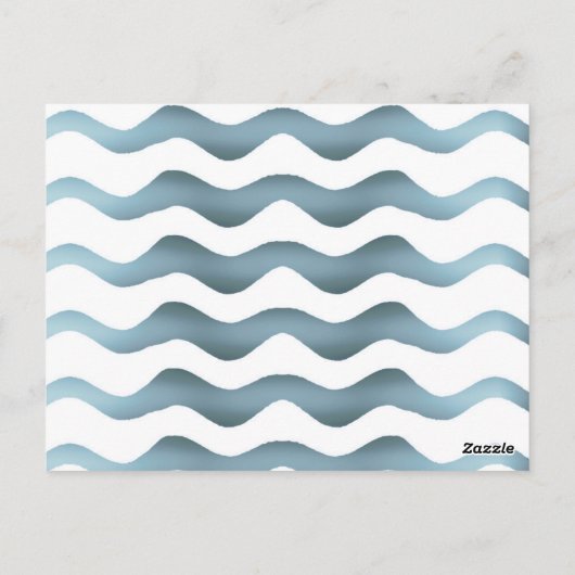 Schattigee Blue Wave Boy Bedankt Verjaardag Briefkaart (Achterkant)