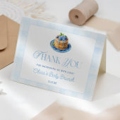 Schattigee Blueberry Baby Brunch Baby shower Dank  Bedankkaart