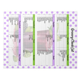 Schattigee Blueberry boodschappenlijst Notitieblok