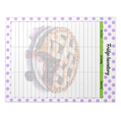 Schattigee Blueberry koelkast Inventory Notitieblok (Voorkant)