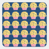 Schattigee Blueberry Muffin Design Stickers (Voorkant)