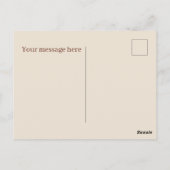 Schattigee Blueberry Muffin Tekst toevoegen Briefkaart (Achterkant)