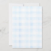 Schattigee Blueberry Pannenkoek Baby Brunch Baby s Kaart (Achterkant)