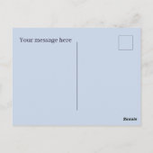 Schattigee Blueberry Voeg bericht fruit toe Briefkaart (Achterkant)