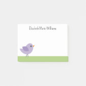 Schattigee Bluebird gepersonaliseerd Post-it® Notes (Voorkant)