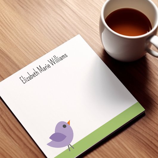 Schattigee Bluebird gepersonaliseerd Post-it® Notes
