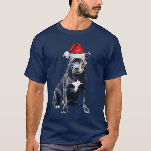 Schattigee Bluenose Pitbull Hondenliefhebber Funny T-shirt (Voorkant)