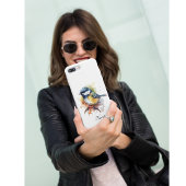 Schattigee Bluetit op een Branch, op maat Case-Mate iPhone Case