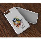 Schattigee Bluetit op een Branch, op maat Case-Mate iPhone Case
