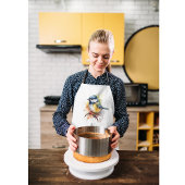 Schattigee Bluetit op een Branch, op maat Schort