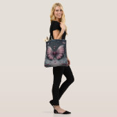 Schattigee Blush Butterfly Flow Tote Bag (Op model)