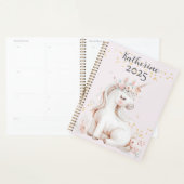 Schattigee Blush en Mint Eenhoorn Gouden Glitter N Planner (Display)