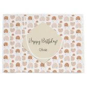 Schattigee Blush Rainbow vakantie Waterverf Groot Cadeauzakje (Voorkant)