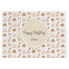 Schattigee Blush Rainbow vakantie Waterverf Groot Cadeauzakje