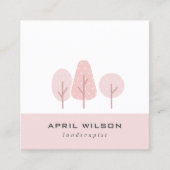 SCHATTIGEE BLUSH ROZE TREE TRIO LANDSCAPING SERVIC VIERKANTE VISITEKAARTJE (Voorkant)