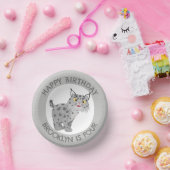 Schattigee Bobcat Lynx cartoon Gepersonaliseerde V Papieren Kommen (Feest)