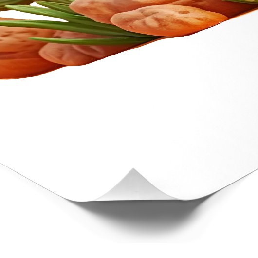 Schattigee Bobcat op cactus Perfect Poster (Hoek)