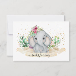 Schattigee boeken voor Baby aanvraag Bedankkaart