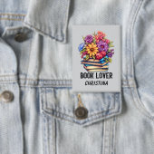 Schattigee boekenliefhebbers Word Art Button (Insitu)