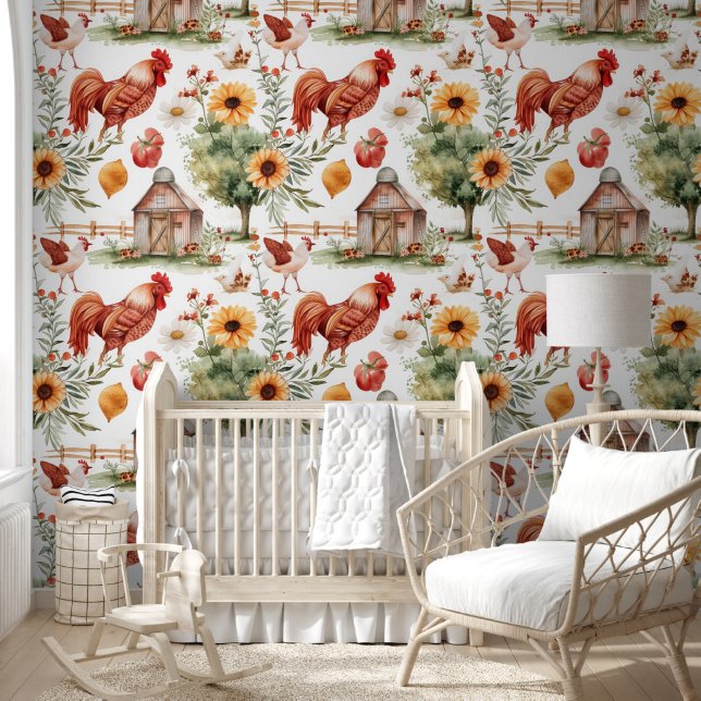 Schattigee Boerderij en Dieren Behang (Kinderen)