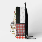 Schattigee Boerderij Life Boerderij | Monogram Bedrukte Rugzak (Rechts)