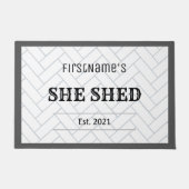 Schattigee boerderij opgericht ze schuur Tegel ont Deurmat (Voorkant)