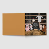 Schattigee Boerderijdieren Baby fotoboek aandenken Gastenboek (Volledig)