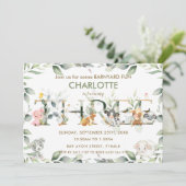 Schattigee Boerderijdieren Barnyard Greenery 3d Ve Kaart (Staand voorkant)